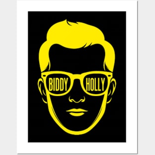 Buddy Holly -  Rock 'n' roll pioneer - whose melodies still echo through time Posters and Art